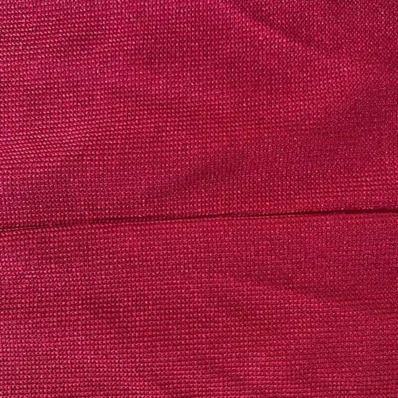 80s NWOT vintage deep red flowy maxi dress - Picture 5 of 8